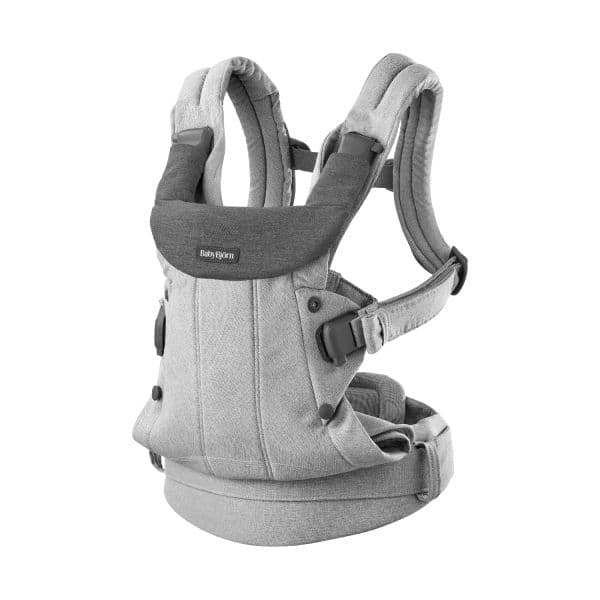 BabyBjörn Harmony Draagzak - Geweven Gemêleerd - Lichtgrijs