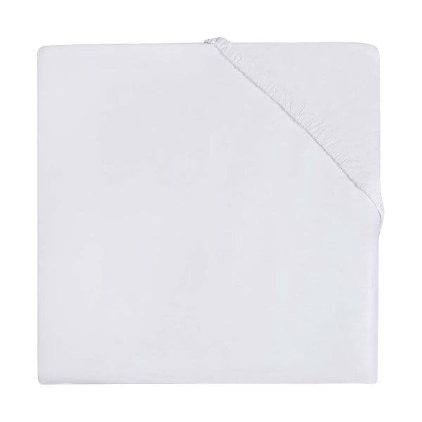 Jollein Hoeslaken Boxmatras Jersey White 75 x 95 cm